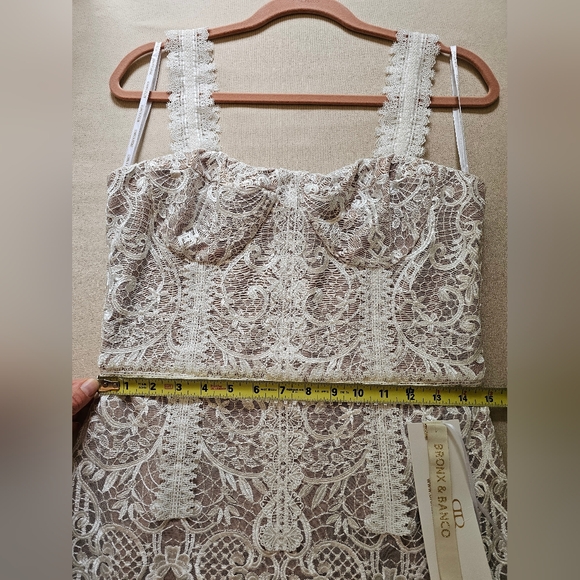 NWT Bronx and Banco Tiffany Blanc Dress in White Size 8 - Picture 14 of 16